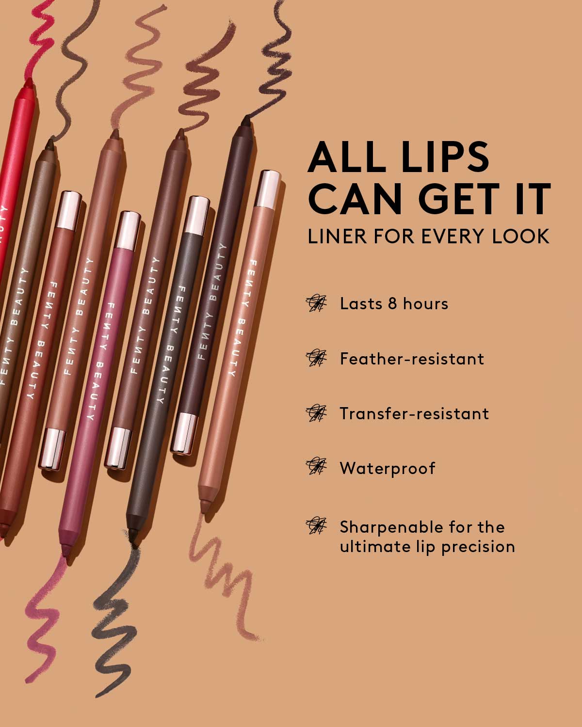 Trace'd Out Longwear Waterproof Pencil Lip Liner — Extra Thigh